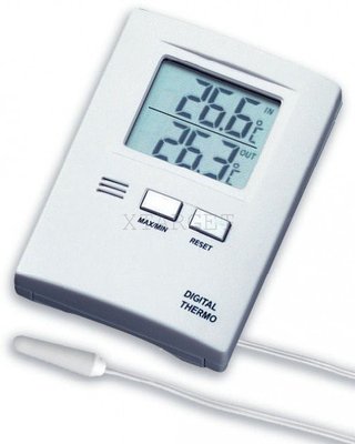 Термометр цифровий TFA зовнішній провідний датчик 85х60х15 мм 301012 фото