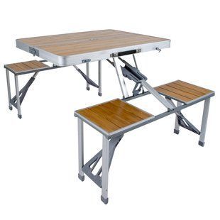 Стол Bo-Camp Bamboo Brown/Silver (1404800) DAS301454 фото