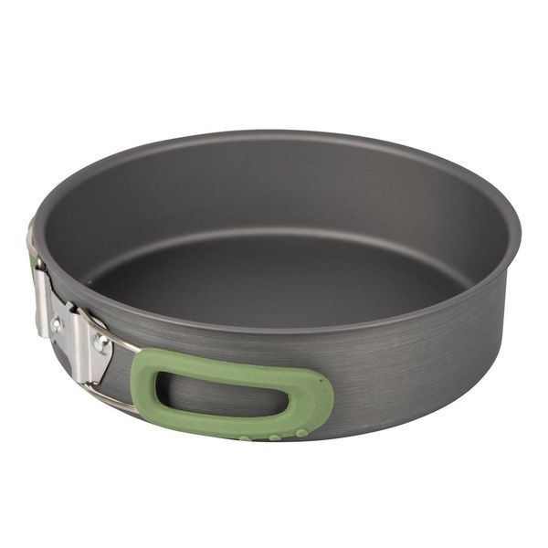 Набор посуды Bo-Camp Explorer 4 Pieces Hard Anodized Grey/Green (2200244) DAS301407 фото