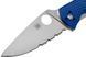 Нож Spyderco Tenacious blue полусеррейтор 87.14.81 фото 4