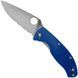 Нож Spyderco Tenacious blue полусеррейтор 87.14.81 фото 1