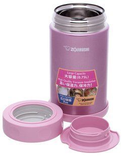 Пищевой термоконтейнер ZOJIRUSHI SW-FCE75PS 0.75 л розовый 1678.03.58 фото